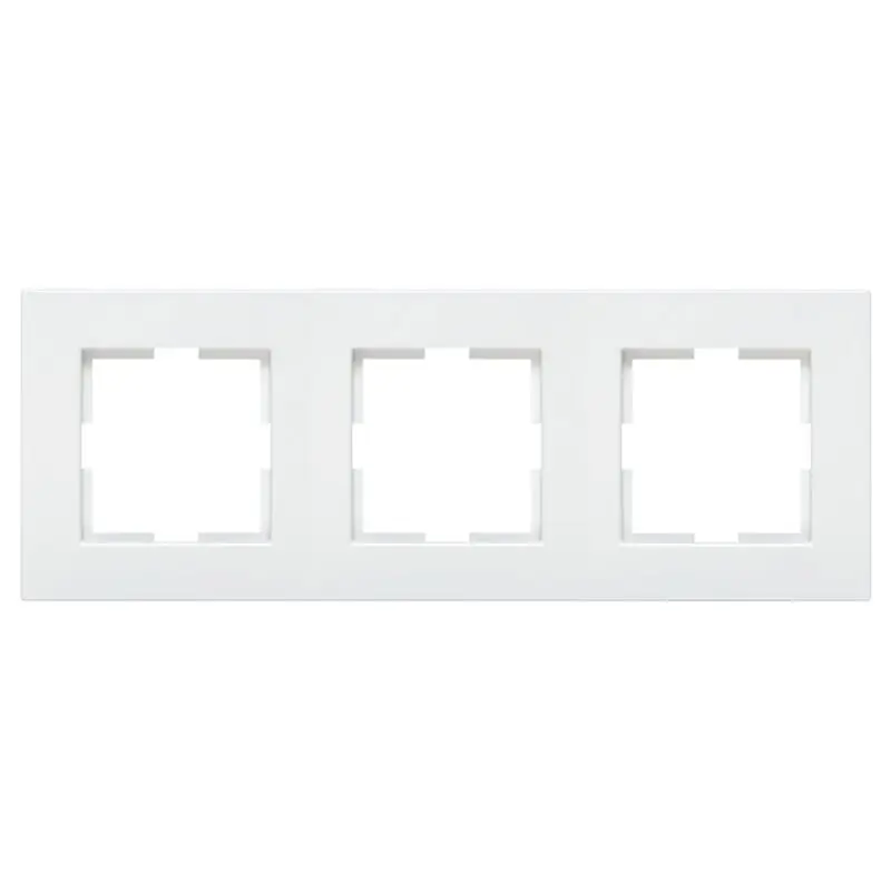 Zertifiziert Panasonic Viko Karre-Meridian Abdeckrahmen 3-fach Reinweiß