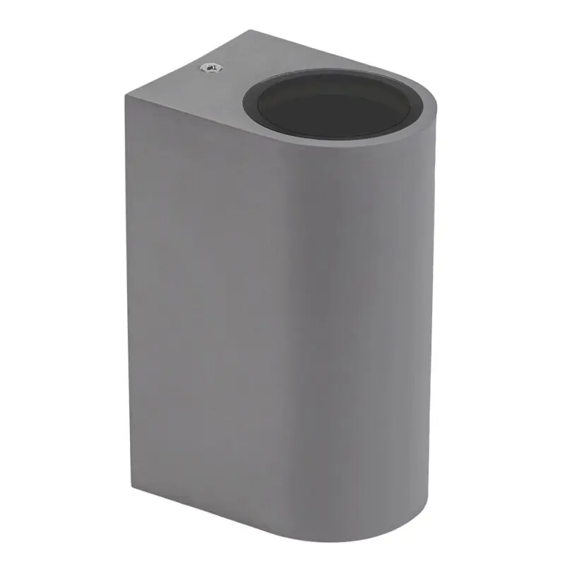 Knallerangebot Spectrum Außenleuchte Wandleuchte Parete Grau Up & Down IP54 max. 2 x 6W GU10 ohne Leuchtmittel