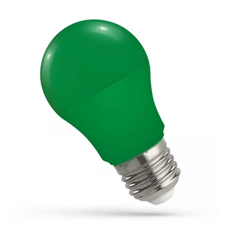 Neuheit Spectrum LED Leuchtmittel Birnenform A50 4,9W E27 Grün 270°