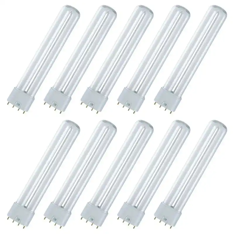 10 x Osram Dulux L Kompaktleuchtstofflampe 18W/865 2G11 1140lm Lumilux Tageslicht 6500K kaltweiß Garantierte Lieferung