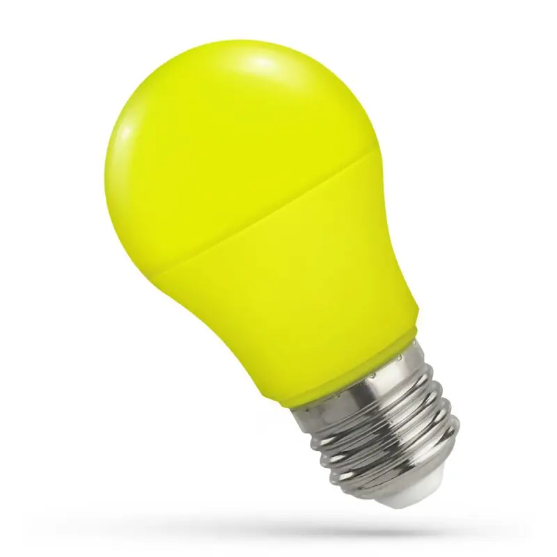 Spectrum LED Leuchtmittel Birnenform A50 4,9W E27 Gelb 270° Nur Für Kurze Zeit