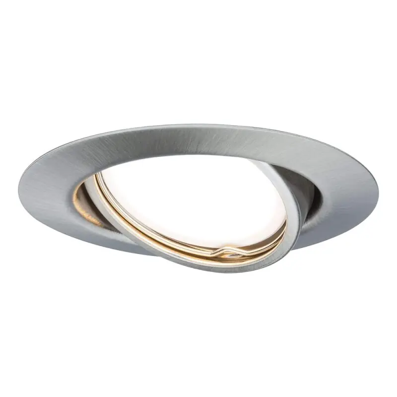 Schnäppchen Paulmann LED Einbaustrahler Komplettset Eisen 4,5W GU10 340lm warmweiß 2700K schwenkbar