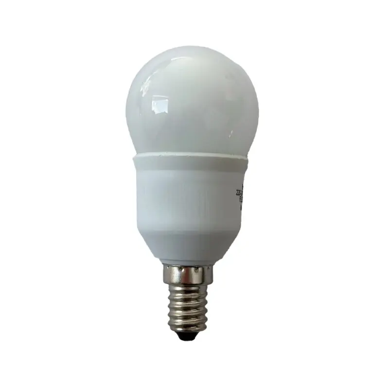 Neuheit GE Energiesparlampe Tropfen P45 5W = 24W E14 matt 220lm warmweiß 2700K
