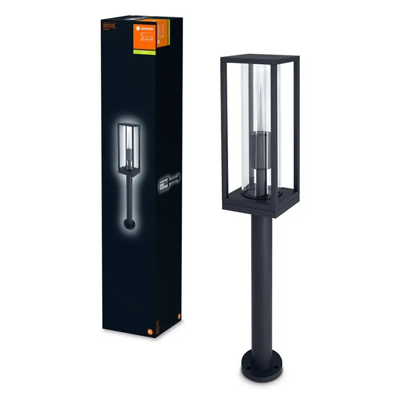 Ledvance Außenstehleuchte Endura Classic Frame Dunkelgrau 60cm IP44 max. 60W E27 ohne Leuchtmittel Neuheit