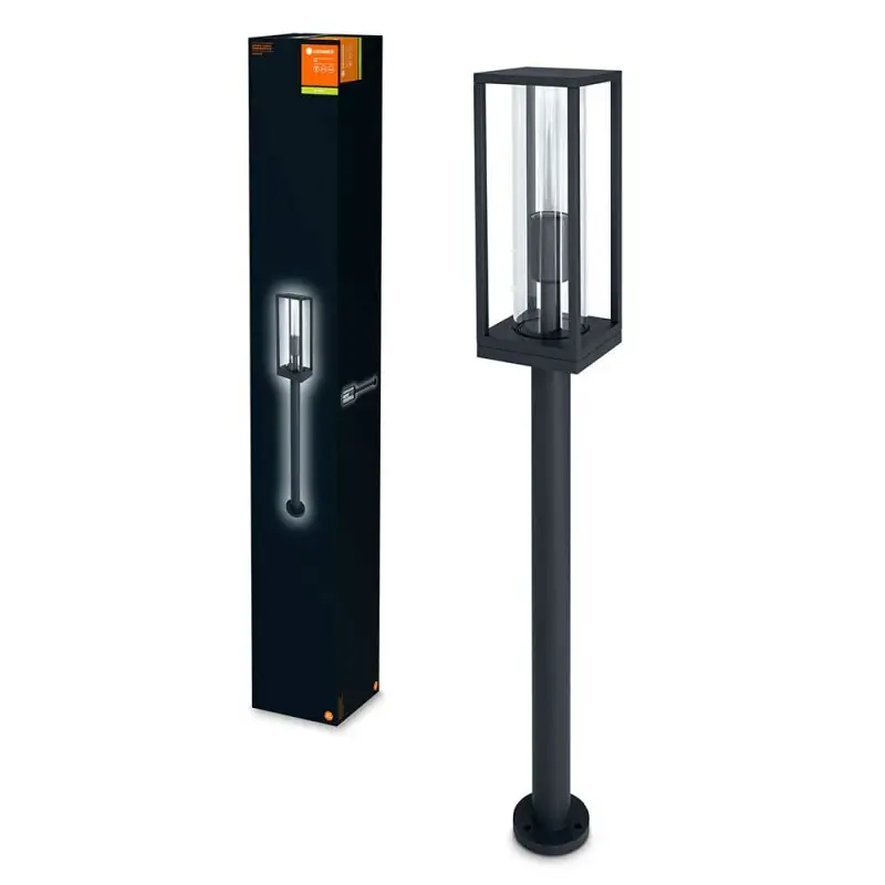 Must-Have Ledvance Außenleuchte Stehleuchte Endura Dunkelgrau IP44 max.60W E27 ohne Leuchtmittel