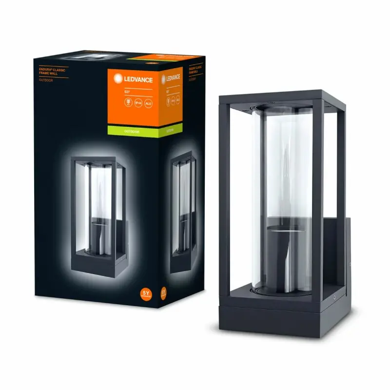 Sonderaktion Ledvance Außenleuchte Wandlampe Endura Classic Frame Wall E27 ohne Leuchtmittel