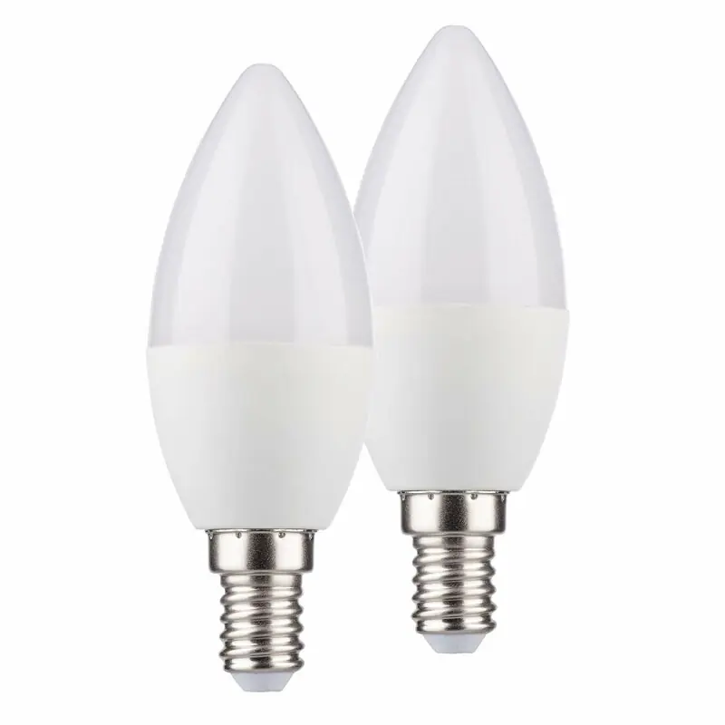 2 x CleverPick LED Leuchtmittel Kerzen 3,4W = 25W E14 matt 250lm warmweiß 2700K Begrenztes Angebot