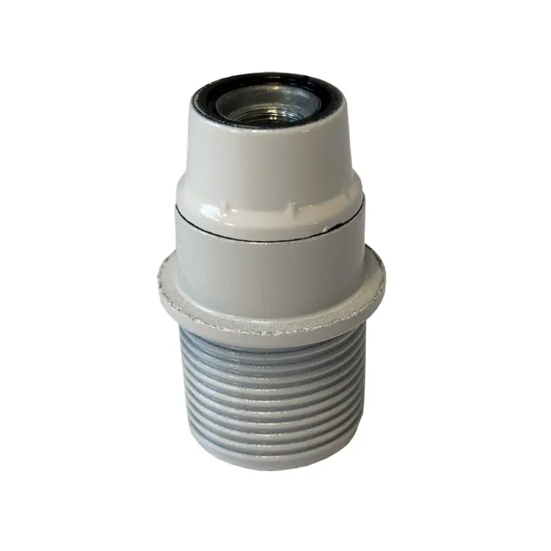 Must-Have Relco Fassung E14 Außengewinde M10 Gewinde Lampenfassung Weiß