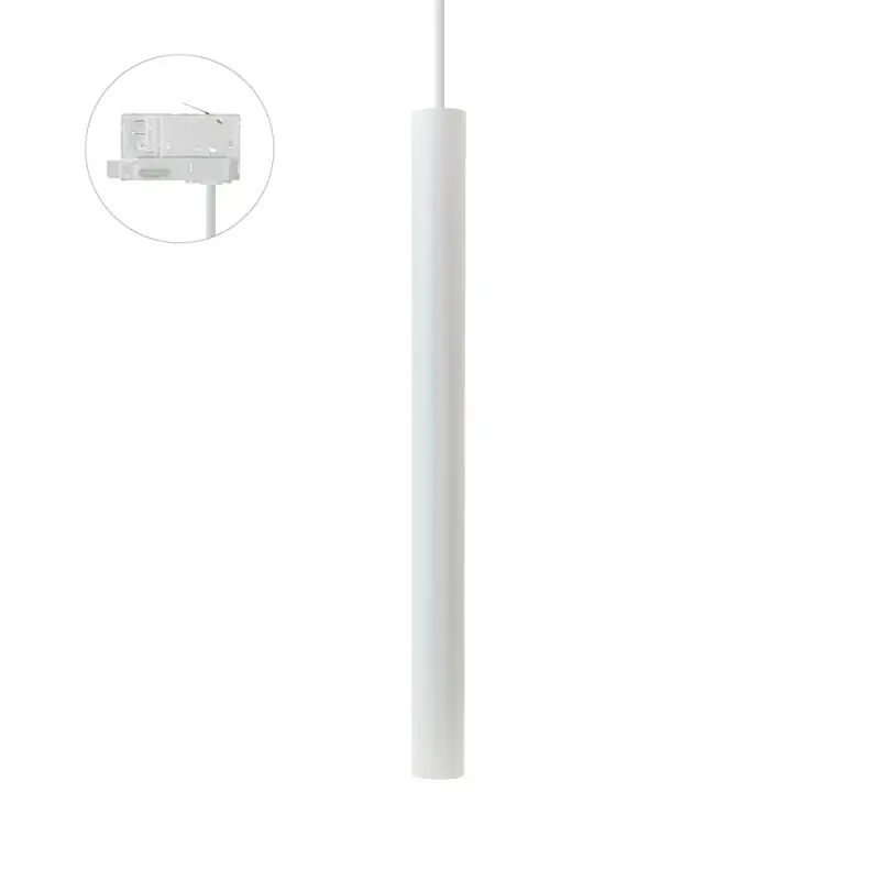Spectrum 3-Phasen-Stromschiene Pendelleuchte Chloe Slim Weiß max. 25W GU10 MR11 kürzbar verstellbarer Abstrahlwinkel Schnäppchen