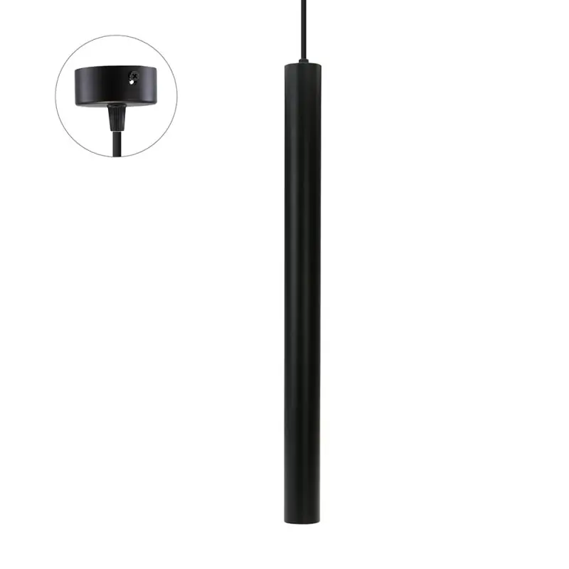 Spectrum Pendelleuchte Chloe Slim Schwarz max. 25W GU10 MR11 kürzbar verstellbarer Abstrahlwinkel Top-Angebot