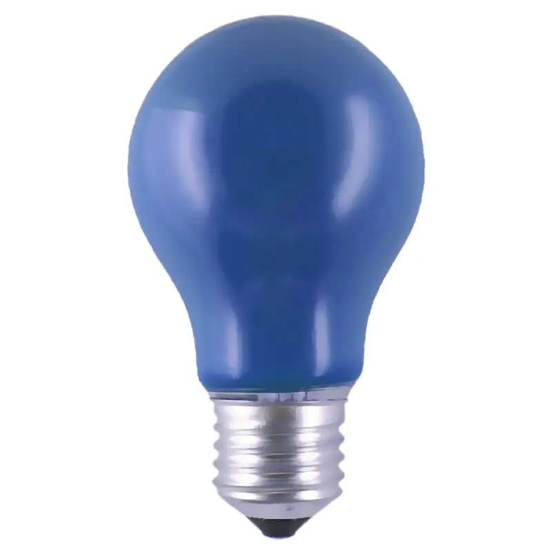 Sale Merkur Glühbirne 15W E27 farbig bunt Blau Glühlampe dimmbar