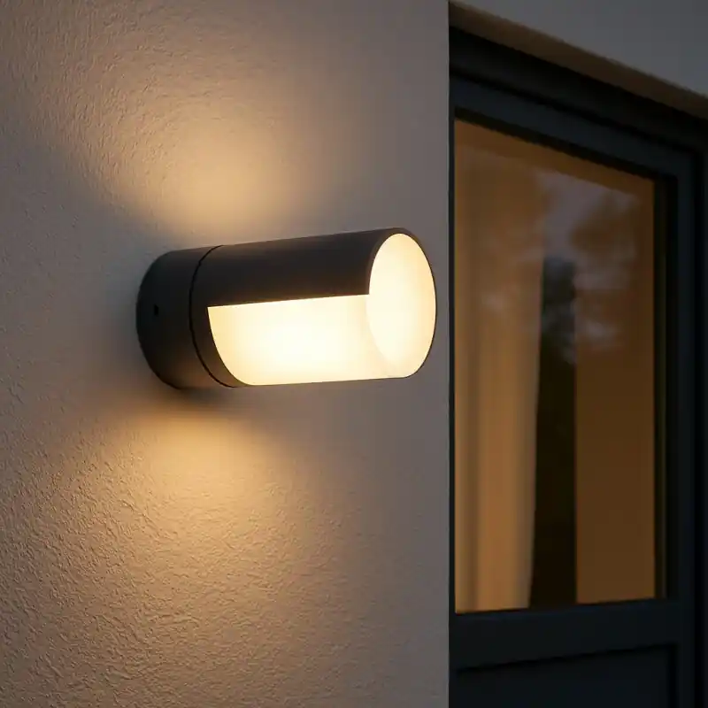 Lutec LED Außenleuchte Wandlampe Cyra Anthrazit IP54 8W 500lm warmweiß 3000K drehbar Bestpreis