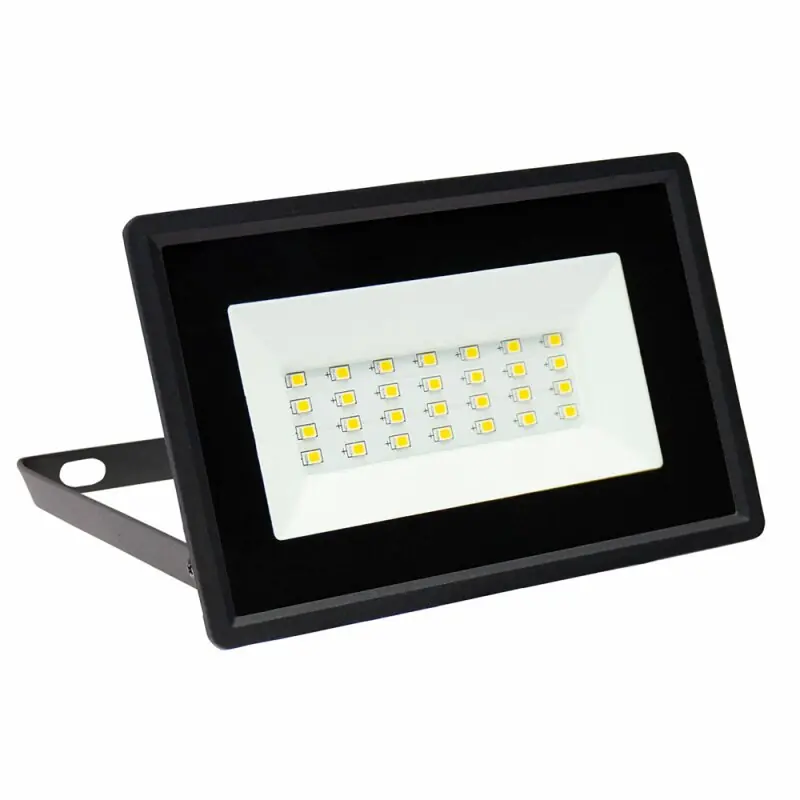 Spectrum LED Fluter Noctis Lux 3 Schwarz IP65 20W 2050lm Tageslichtweiß 6000K 100° Schneller Versand