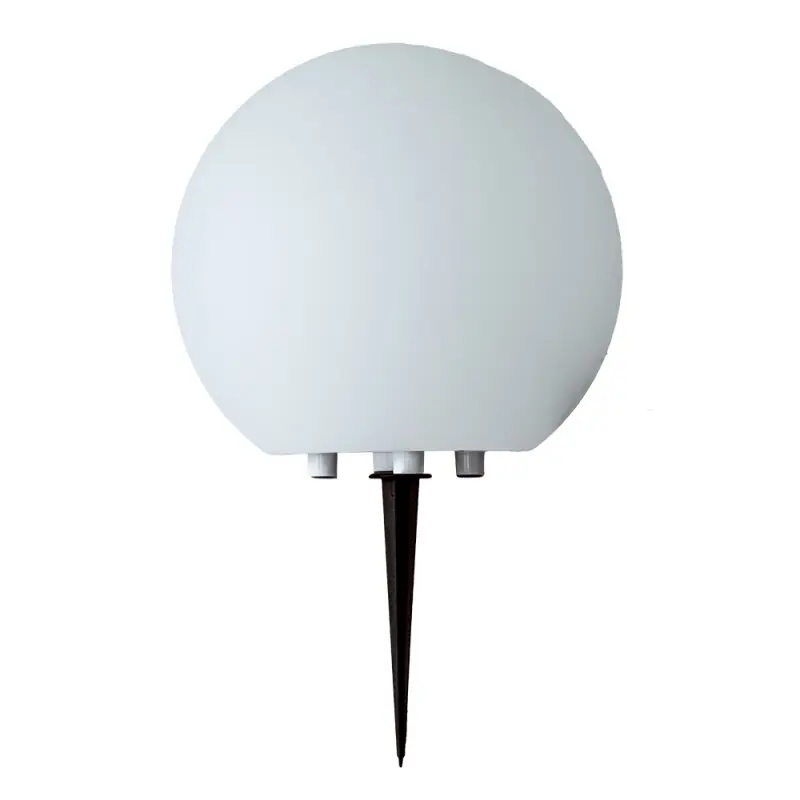 Sale Außenleuchte Lichtkugel Weiß Ø50cm IP54 max. 60W E27 ohne Leuchtmittel mit Erdspieß