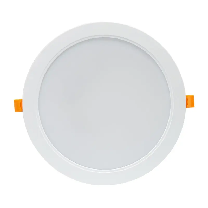 Spectrum LED Einbauleuchte Downlight DURE 3 Weiß rund Ø22cm IP54 24W 2900lm Neutralweiß 4000K 110° Saisonangebot