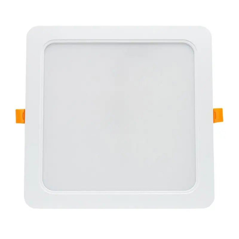 Spectrum LED Einbauleuchte Downlight DURE 3 Weiß eckig 22x22cm IP54 24W 2900lm warmweiß 3000K 110° Neue Kollektion