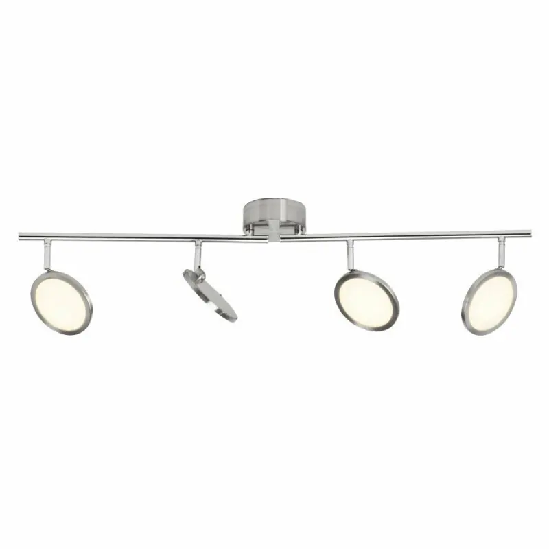 Aktuell Brilliant LED Deckenleuchte Pluto Eisen 4 x 5W 2000lm Warmweiß 3000K dreh- & schwenkbar EasyDim Schalter dimmbar