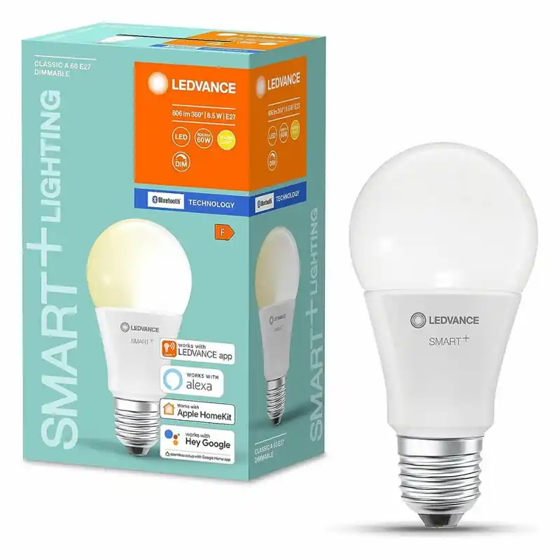 Ledvance LED Smart+ Birne A60 8,5W = 60W E27 matt 806lm warmweiß 2700K Dimmbar App Google Alexa Apple HomeKit Bluetooth Letzte Chance