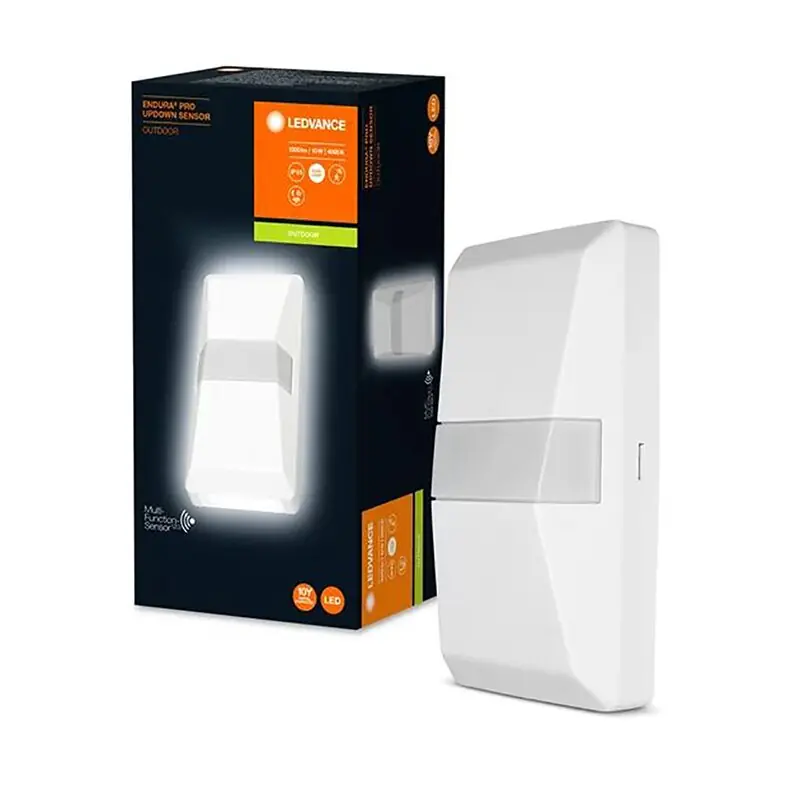 Ledvance LED Außenwandleuchte Endura Pro Weiß IP55 10W 1000lm Neutralweiß 4000K Up & Down mit Sensor Billig
