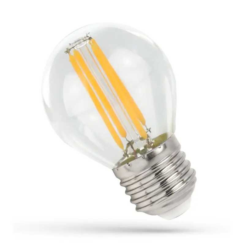 LED Filament Leuchtmittel Tropfenform Kugel 4W E27 klar 340lm extra warmweiß 1800K Super-Preis