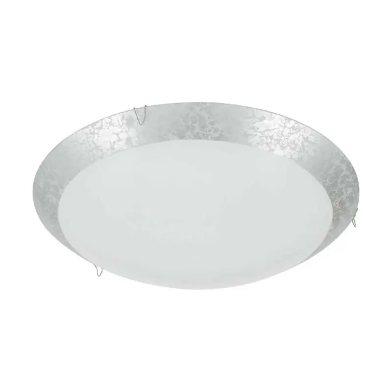 Briloner LED Deckenleuchte Silber rund Ø30cm 8,4W 900lm Neutralweiß 4000K Sichere Zahlung