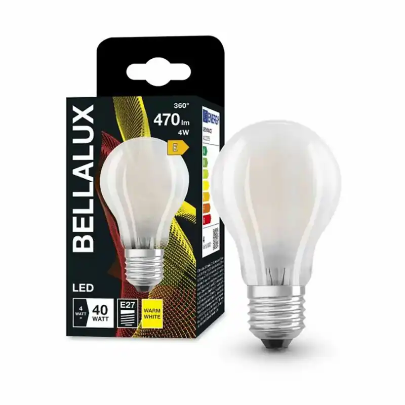Bellalux LED Filament Leuchtmittel Birne A60 4W = 40W E27 matt 470lm warmweiß 2700K Billig