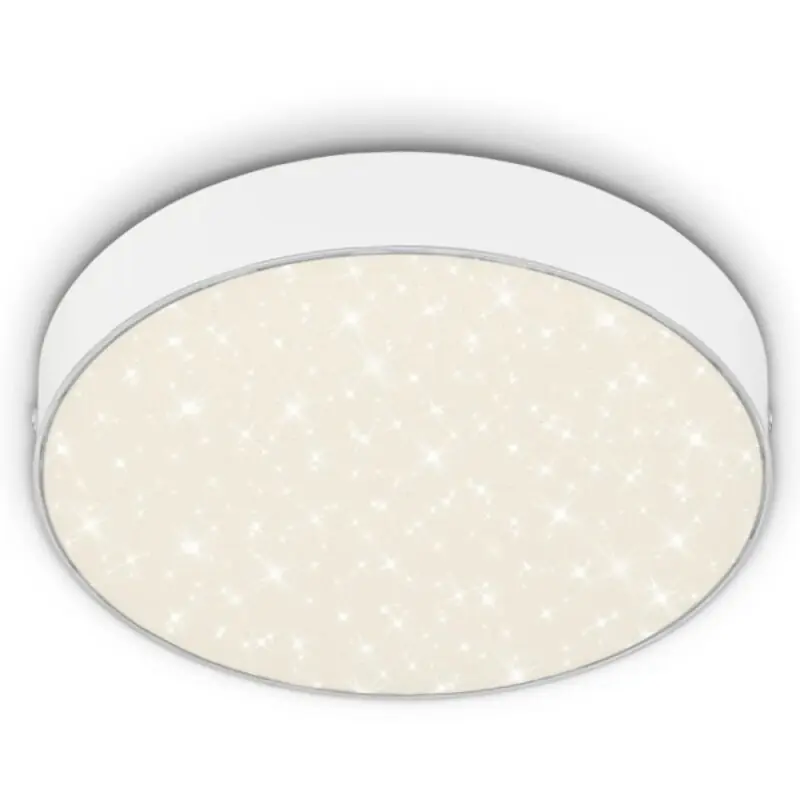 Neuheit Briloner LED Deckenleuchte Flame Star weiß Ø21,2cm 16W 1600lm neutralweiß 4000K Sternenhimmel