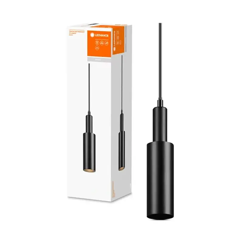 Gratis Versand Ledvance Schienensystem Tracklight Pendelleuchte Cylinder Schwarz für GU10 Leuchtmittel