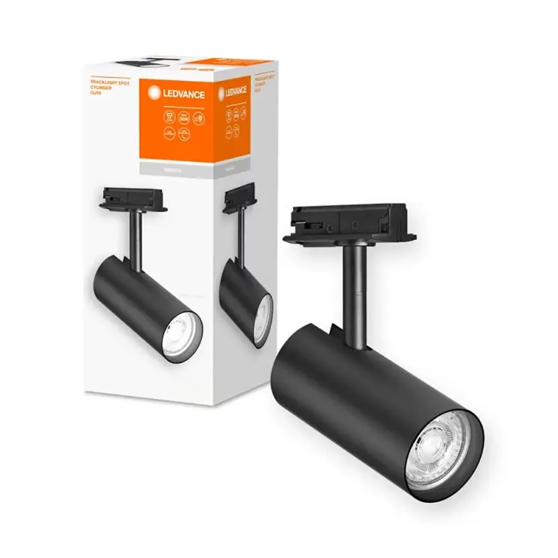 Markenware Ledvance Schienensystem Tracklight Strahler Spot Schwarz für GU10 Leuchtmittel schwenkbar