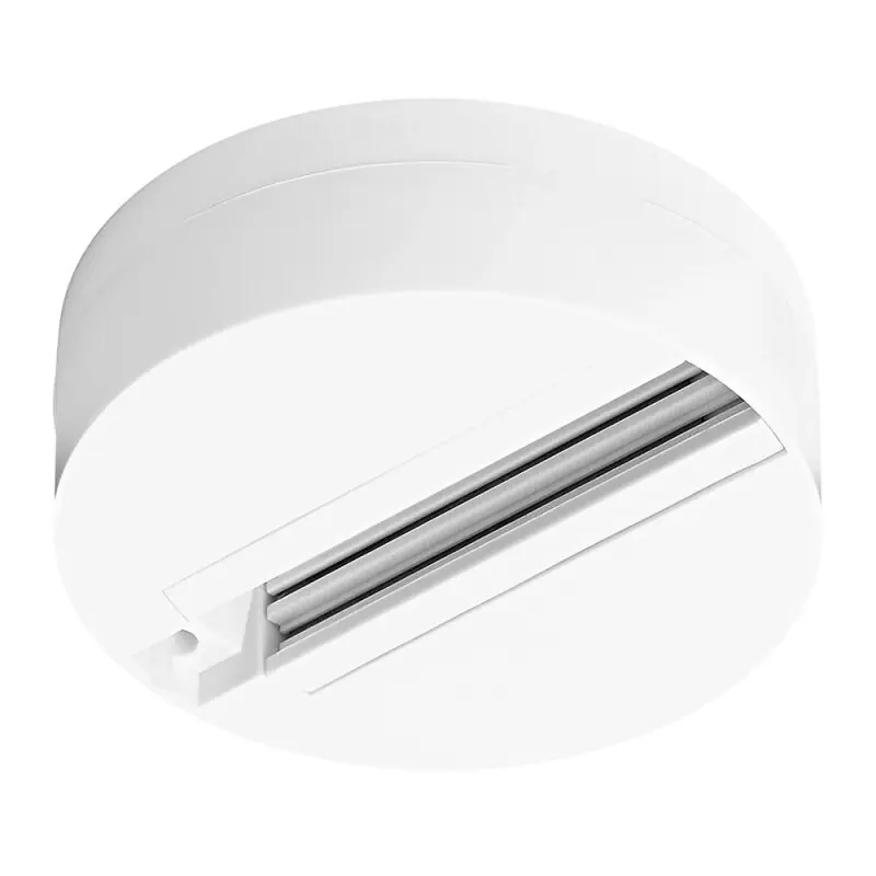 Sale Ledvance Schienensystem Tracklight Basisstation Weiß rund für Leuchtenkopf