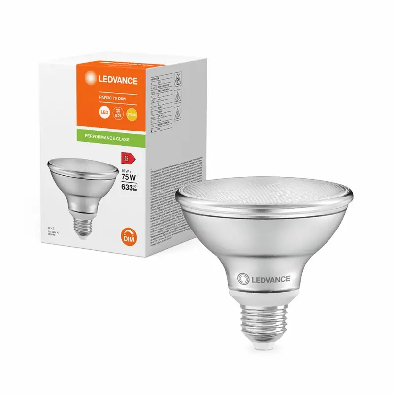 Ledvance LED Parathom PAR30 Glas Reflektor 10W = 75W E27 633lm warmweiß 2700K 36° DIMMBAR Expressversand