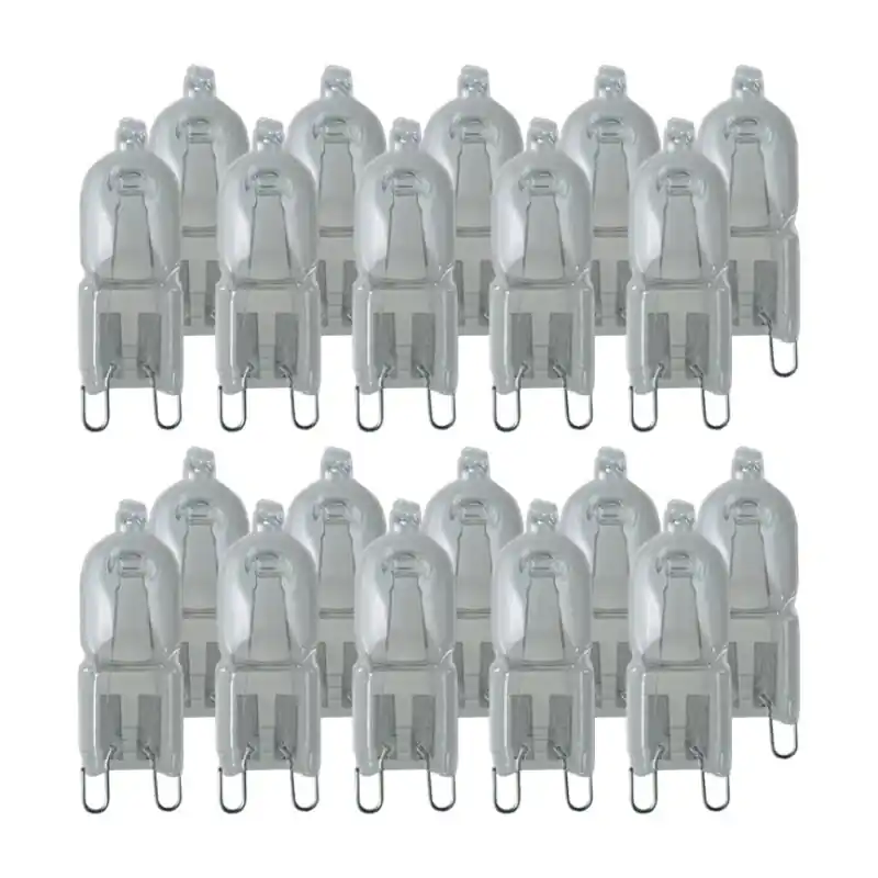Gratis Versand 20 x Radium Halogen Leuchtmittel Stiftsockel 20W G9 klar 235lm warmweiß 2700K dimmbar