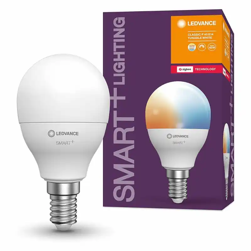 Ledvance LED Smart+ Tropfen 5W = 40W E14 matt 470lm TW 2700-6500K Dimmbar App Google Alexa ZigBee Preiswert