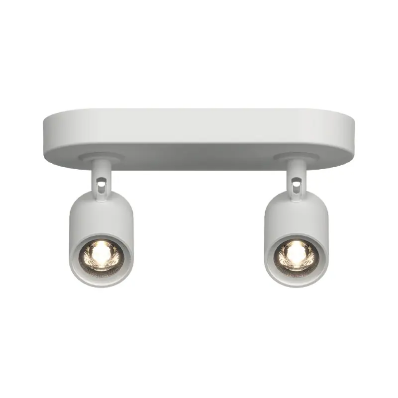 Müller-Licht LED Wandlampe Deckenleuchte Strahler Weiß 2 x 5W 1100lm warmweiß 3000K schwenkbar Direkt Vom Hersteller