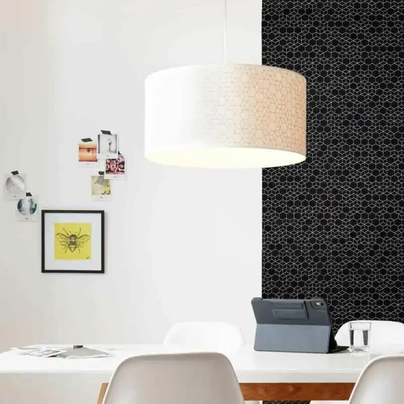 Brilliant Pendelleuchte Galance Weiß Ø50cm max. 40W E27 kürzbar Versand Am Gleichen Tag
