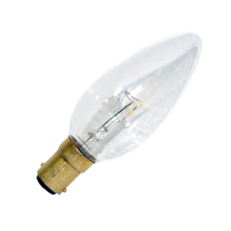 Sichere Zahlung Merkur Glühbirne Kerze 40W B15d klar 230V Glühlampe warmweiß dimmbar