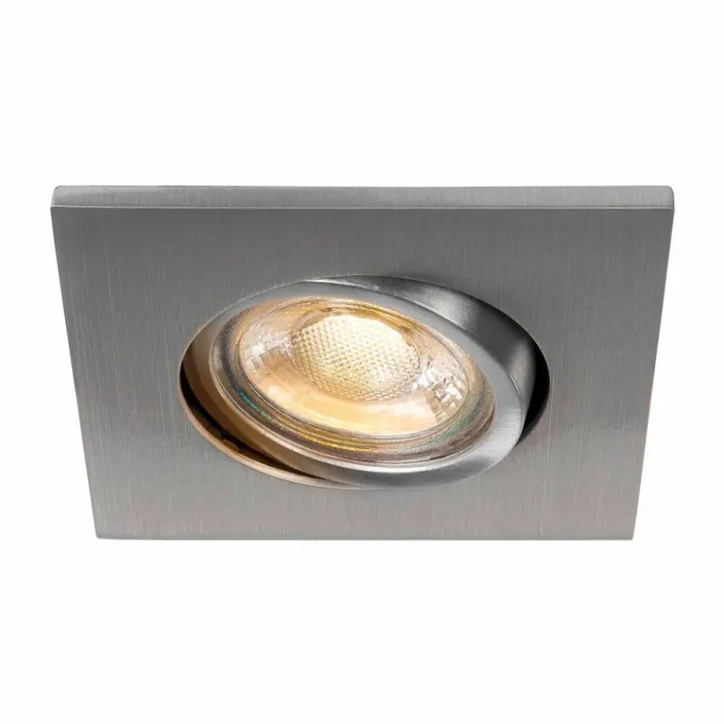 Preis Gesenkt SLV Deckeneinbaustrahler Easy-Install QPAR51 Alu matt eckig max. 20W GU10 schwenkbar