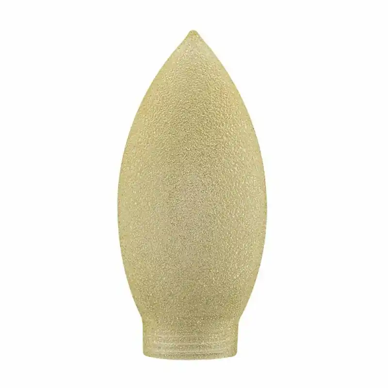 Paulmann Deco Glas Kerze Eiskristall Bernstein für E14 / E27 bis 42W Preis Gesenkt