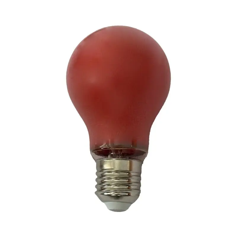 Kostenloser Rückversand Merkur LED Filament A60 Birne 4W E27 28lm farbig Rot