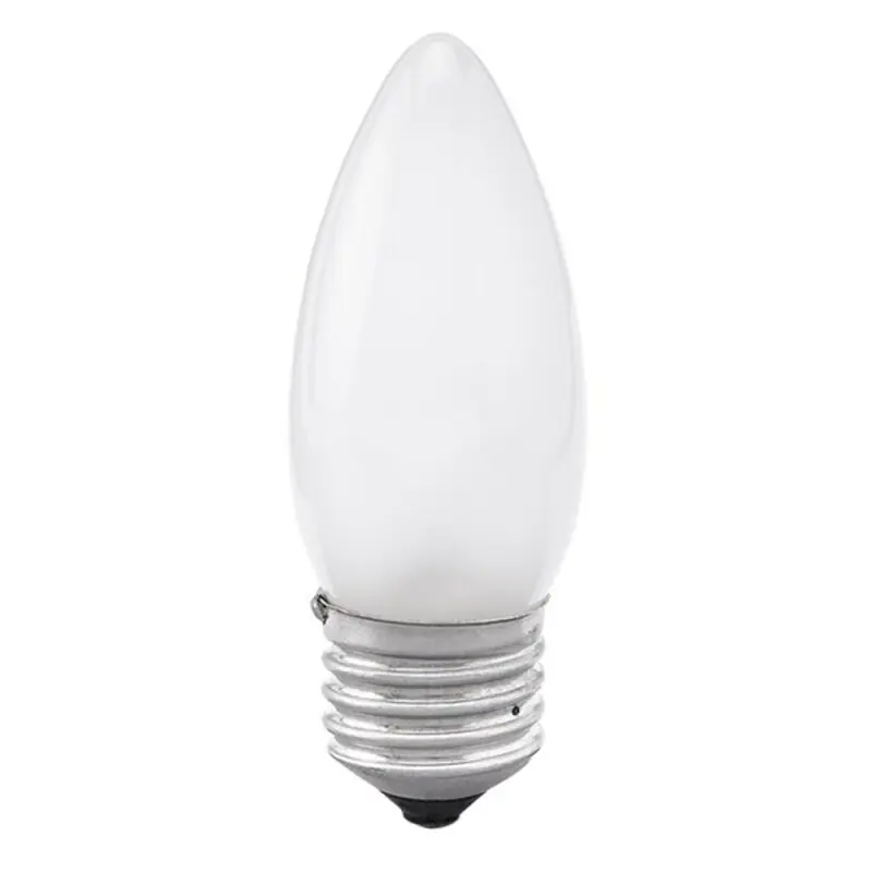Merkur Glühbirne Kerze 15W E27 MATT Glühlampe 15 Watt warmweiß dimmbar Neue Ware