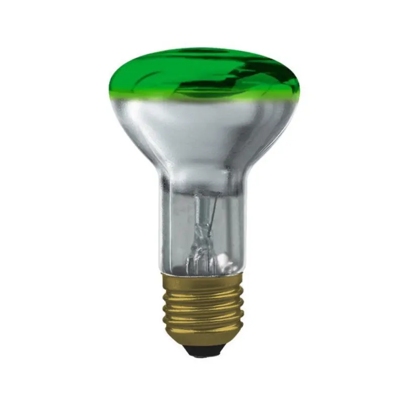 Echt Merkur Reflektor Glühbirne R63 40W E27 farbig bunt Grün dimmbar