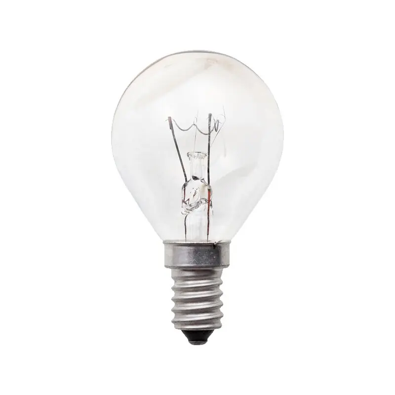 Merkur Glühbirne Tropfen 40W E14 klar 127V Glühlampe 40 Watt warmweiß dimmbar Markenware