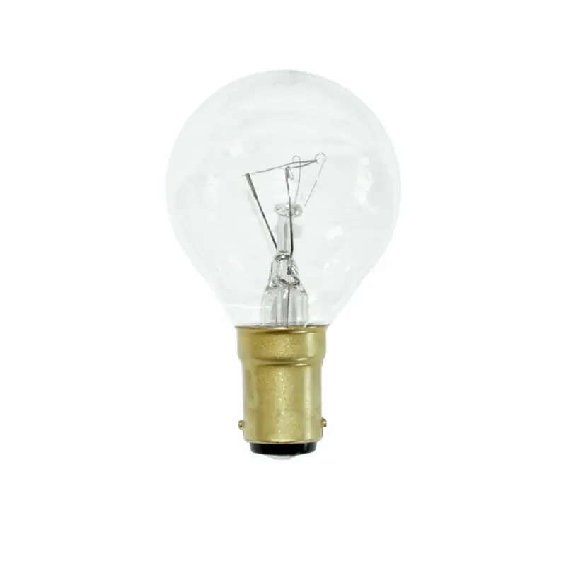 Kostenloser Rückversand Merkur Tropfen Glühbirne 25W B15d klar 230V Glühlampe warmweiß dimmbar