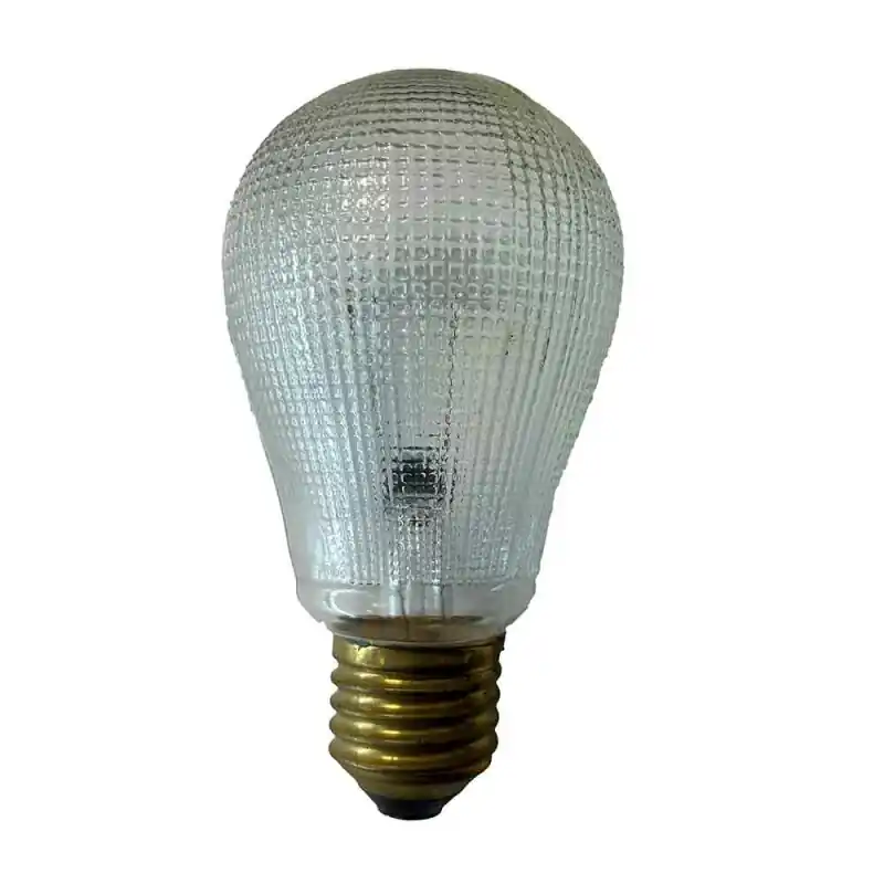 Solange Der Vorrat Reicht Merkur Glühbirne Strukturglas A60 AGL 40W E27 klar 230V geriffelt Glühlampe warmweiß dimmbar