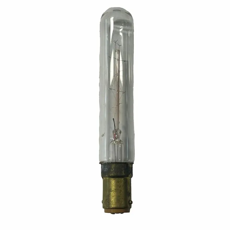 Merkur Glühbirne Rustika T20 Röhre 15W B15d klar 240V Glühlampe warmweiß dimmbar Wochenendangebot