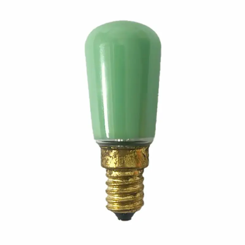 Abverkauf Merkur Glühbirne T27 Röhre 25W E14 230V Glühlampe 25 Watt Grün dimmbar