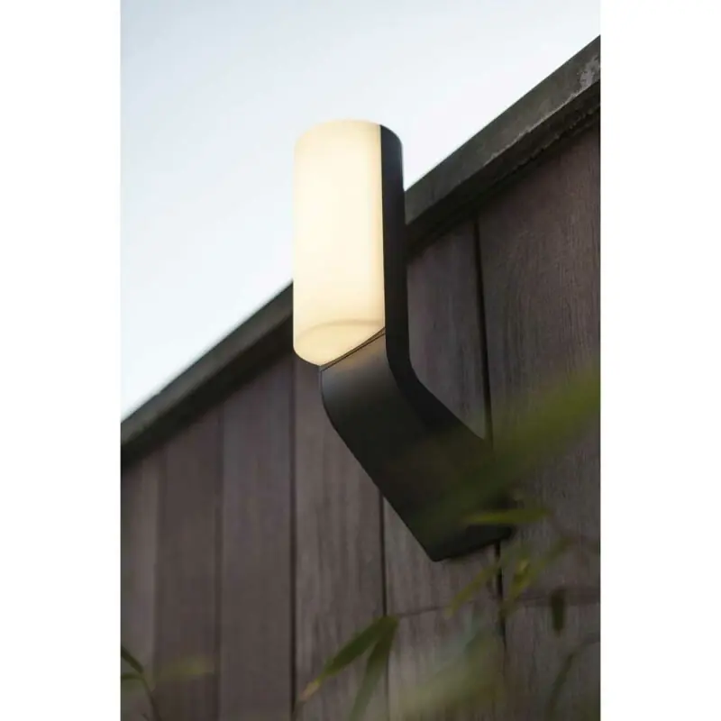 Lutec LED Außenleuchte Wandlampe Bati Anthrazit IP44 14W 1100 lm Neutralweiß 4000K Neu
