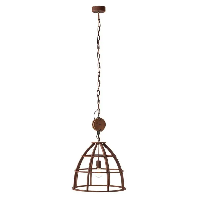 Brilliant Pendelleuchte Matrix Rost Ø47cm max. 60W E27 ohne Leuchtmittel kürzbar Angebot