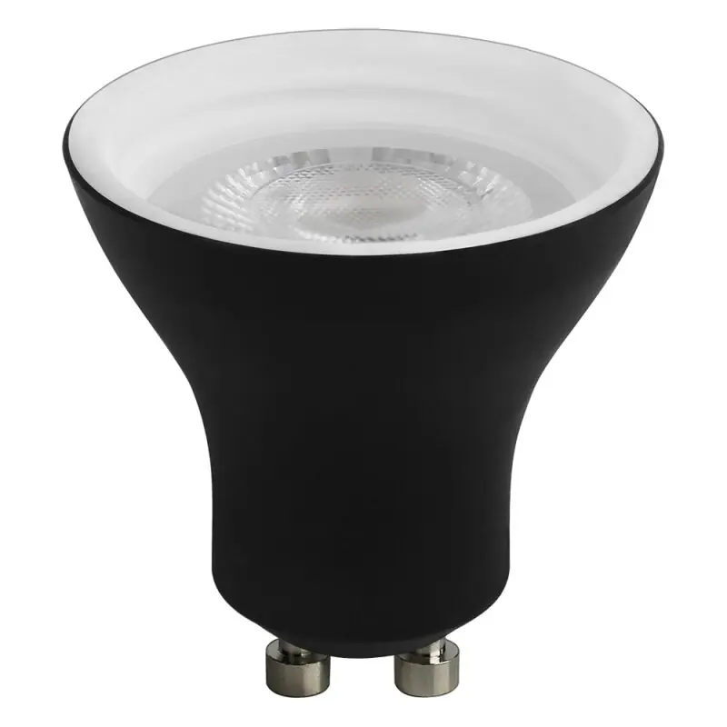LED Leuchtmittel Deep-Deco Reflektor Schwarz 8W GU10 820lm warmweiß 3000K 36° Markenprodukt