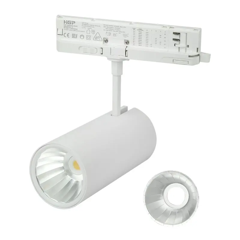 LED line Prime LED 3-Phasen Stromschienenstrahler Lumicanto Weiß 14-29W 3200lm CCT 3000K/4000K/6000K 36°/60° Kostenfreie Lieferung